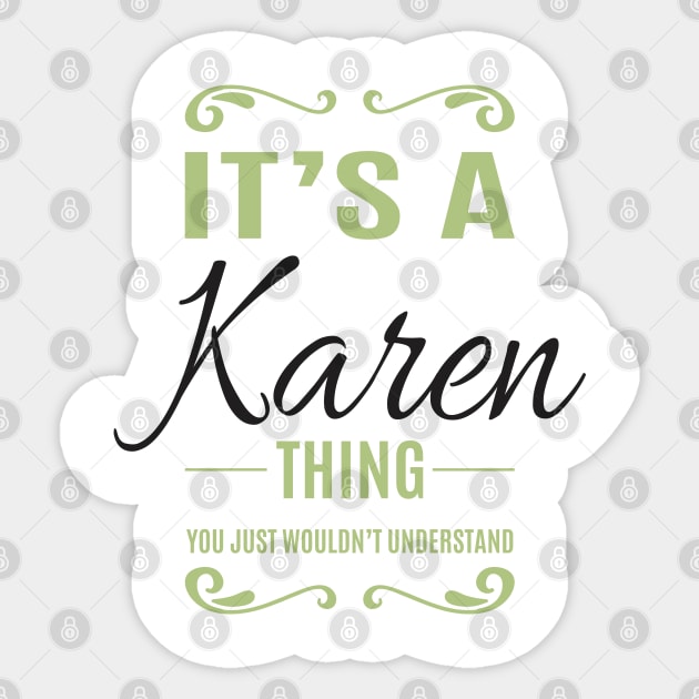 Karen Sticker by C_ceconello